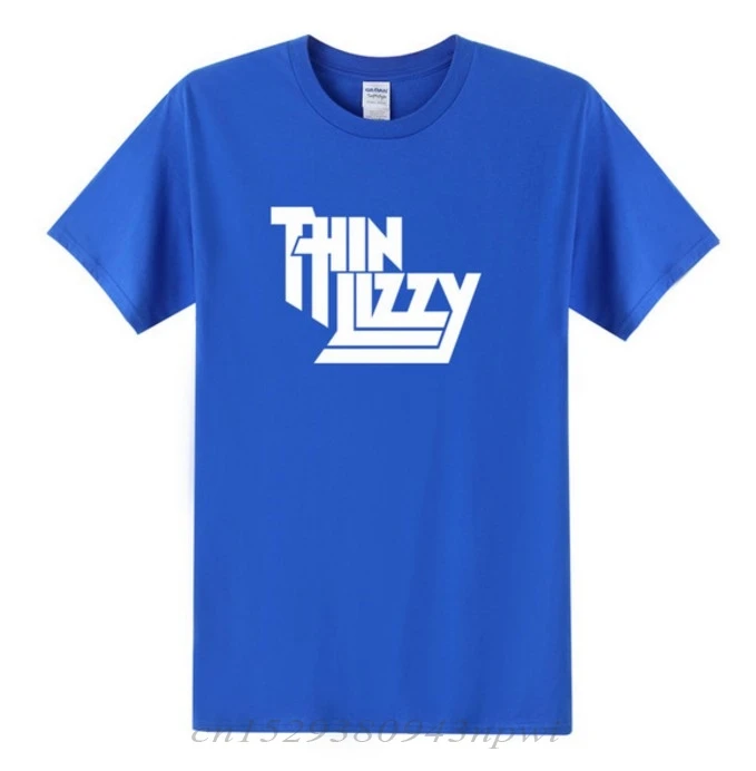 Heavy Metal Rock Band Thin Lizzy T Shirt Men Tops Music Singer T-shirt Short Sleeve Cotton O-neck Tee Top Clothes