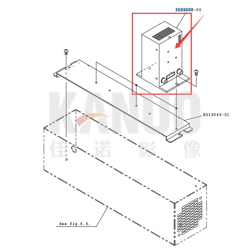 Noritsu Aom I124020/I124001/I124012 Voor Qss 3702/3701/3501/3311/3302/3301/3300/3203/3202/3201/3101/3021/3011/3001/3801/24pro