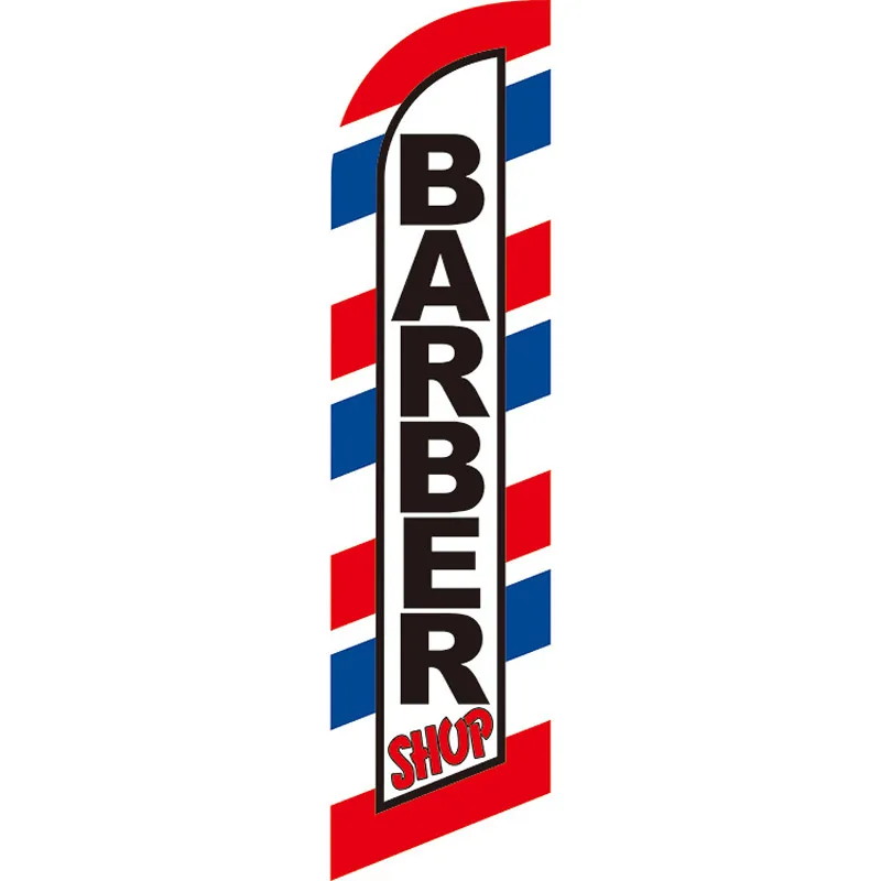 Drapeaux de plumes extérieurs en polyester, 110g, bannières, publicité debout, plage, salon de coiffure