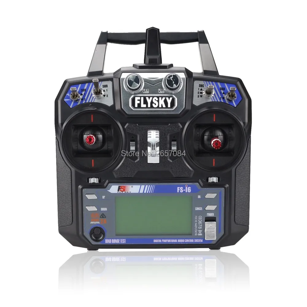 Najnowszy Flysky FS-i6 FS I6 2.4G 6ch RC sterownik nadajnika FS-iA6 odbiornik do zdalnie sterowanej helikoptera samolot Quadcopter szybowiec