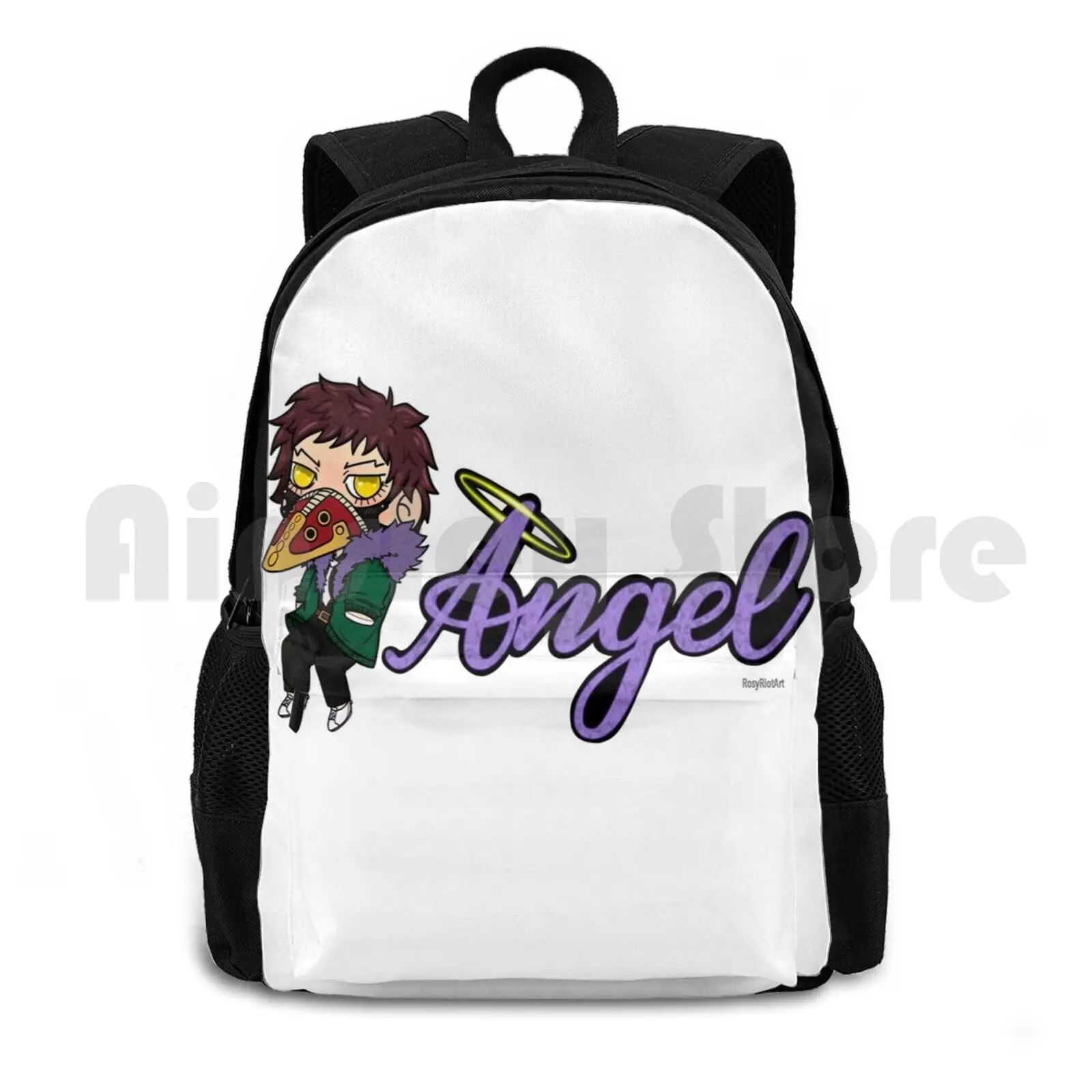 Overhaul Angel Outdoor Hiking Backpack Waterproof Camping Travel Overhaul Kai Chisaki Chisaki Bnha Mha Yagami Yato Boku No Hero