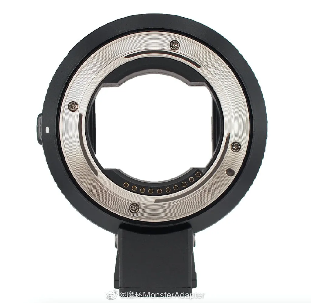 Monster Adapter LA-FE1 Auto Focus Lens Adapter Ring Sony E Mount for Nikon F Mount Lens to Sony E Camera A7II A7III A9 A6300