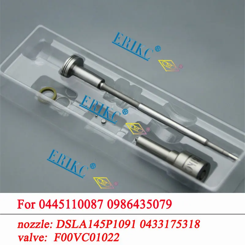 0445110087 Overhaul Repair Kits Fuel Injector Nozzle DSLA145P1091 0433175318 Control Valve F00VC01022 for BOSCH OPEL RENAULT