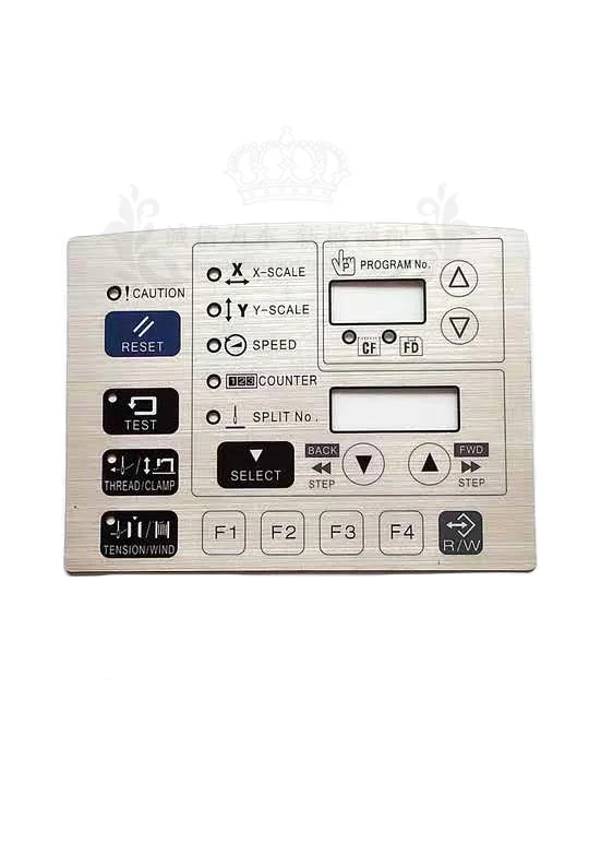 Brother arbor machine 430D date machine display operation panel film button face skin membrane switch new products