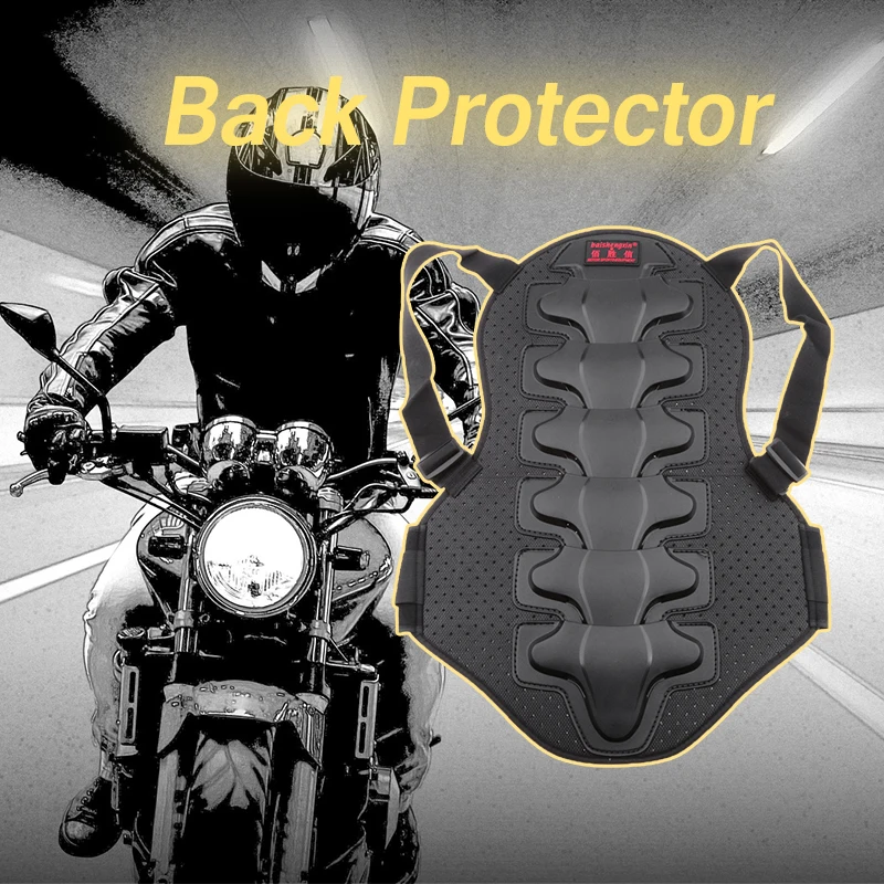 Motorcycle Back Protector Foam Back Protector Racing Anti-fall Vest Protective Gear Motorbike Body Armor Motorcycle Accessories