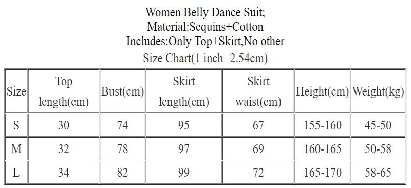 Belly Dance Suit Sequins Top Short Sleeve Long Skirt Practice Clothes   Oriental Dancing Woman Elegant performance Clothing Set