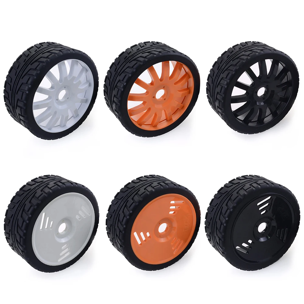 ZD Racing 100mm Rubber Tyres Wheels 17mm Hex for Redcat HSP HPI Kyosho Hobao Team Losi Carson 1/8 Buggy On-road RC Car