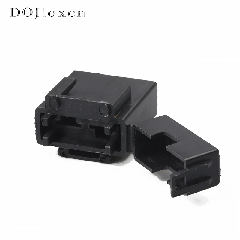 2/5 Sets BX2017 Medium Automobile Fuse Holder With Terminal Automobile Insurance Socket Black Lighter Frontal BX2017D