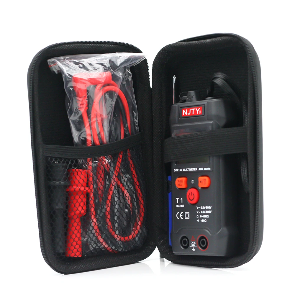 Multimeter Bag Tools Bag Test Leads Storage Box Portable Protective PVC Bag Carry Cover BOX