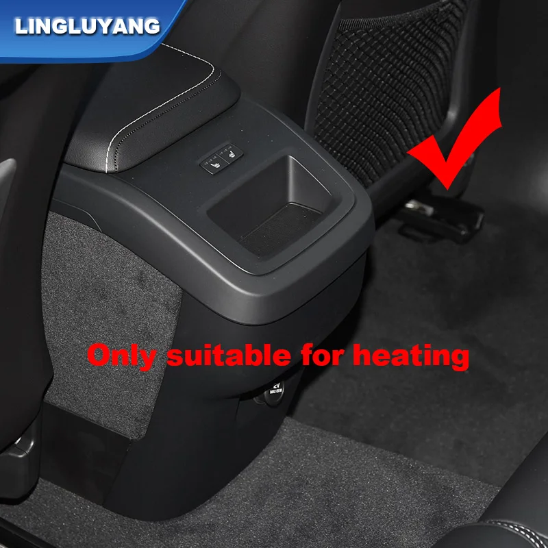 For Volvo xc60 xc90 s60 v60 v90 rear seat heating USB charging modified car accessories decoration