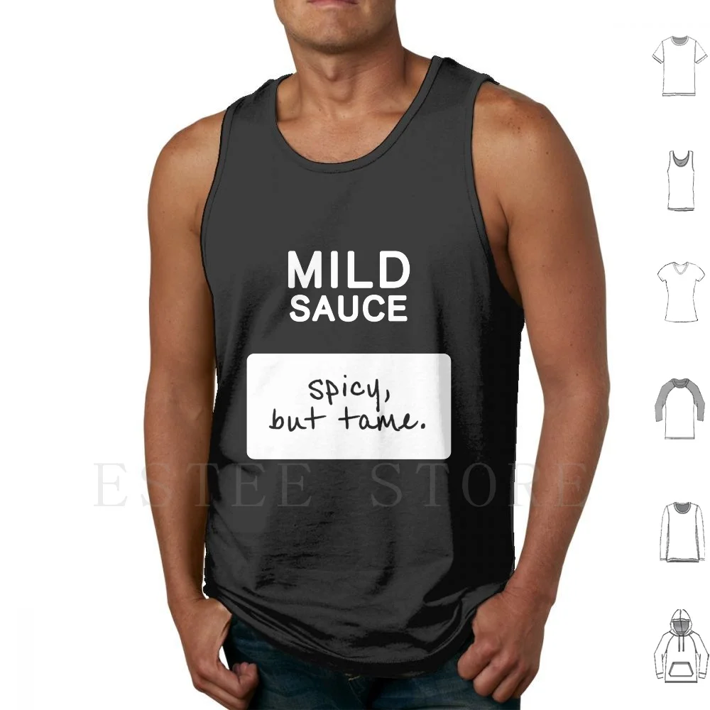 Taco Mild Sauce Packet Halloween Costume Tank Tops Vest Costume Halloween Bell Fire Spicy Group Mexican Food Taco Burrito