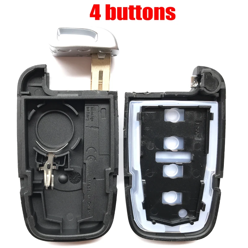 3/4 Button Smart key Case For KIA Forte Sportage K2 K5 For Hyundai Genesis Coupe Sonata ix35 Replacement Car key Fob shell cover