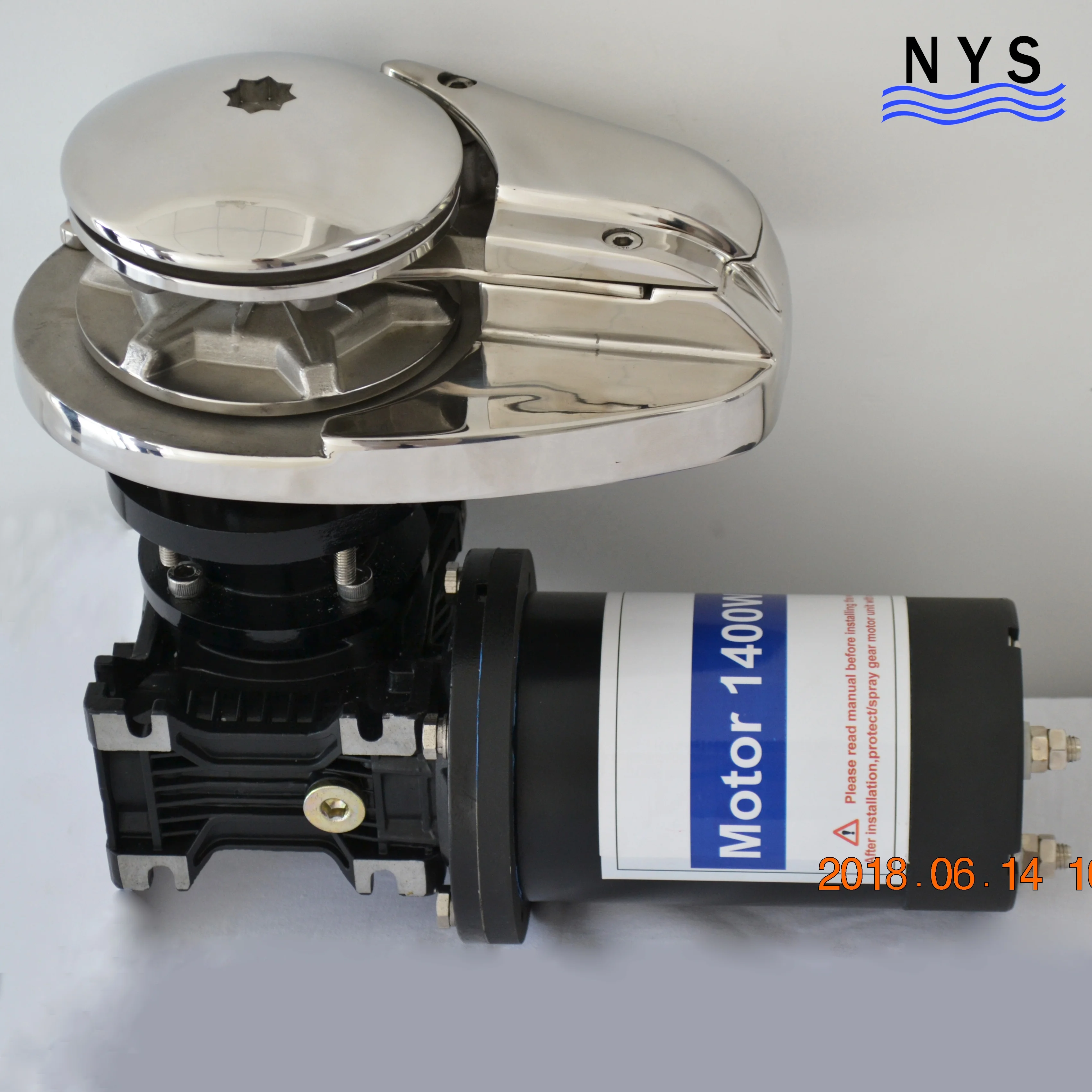 Mesin Kerek Jangkar Elektrik Mesin Kerek Vertikal 12V/24V 2000W Mesin Kerek Jangkar Perahu Jangkar Mesin Kerek Gypsy Ukuran 10Mm