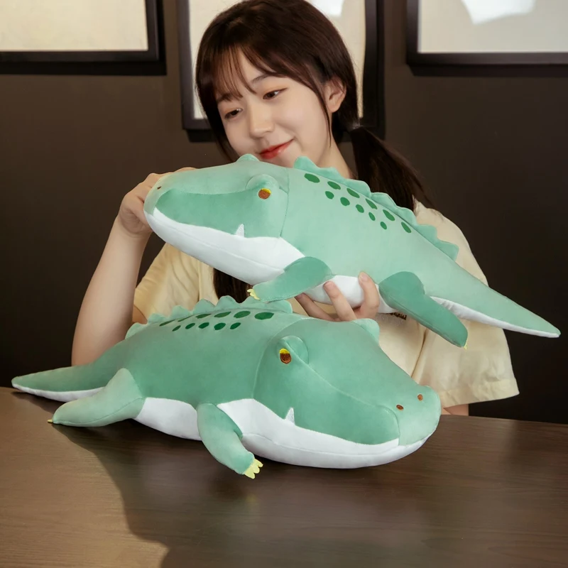 

Cartoon Simulation Crocodile Plush Toys Stuffed Soft Animals Plush Fat Crocodile Pillow Doll Home Decoration Gift for Children