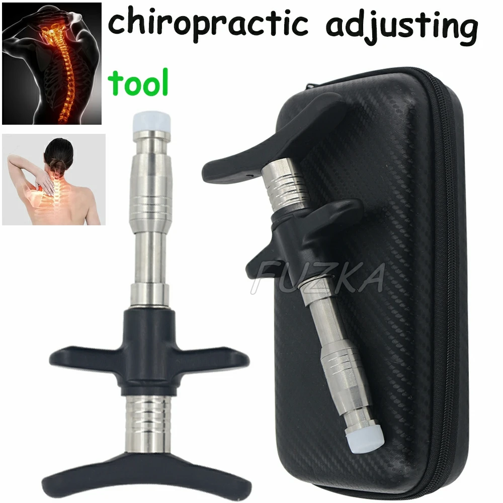 2024 New Manual Chiropractic Gun 300N For Spinal Pain Backbone Modulation Portable Massager Adjustment Massage Correction Tools