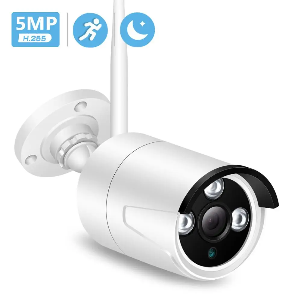 

BESDER 5MP IP Camera Wifi Outdoor IR Night Vision Motion Detect 1080P Security CCTV Camera IP Xmeya P2P RTSP 3MP Wireless Camera