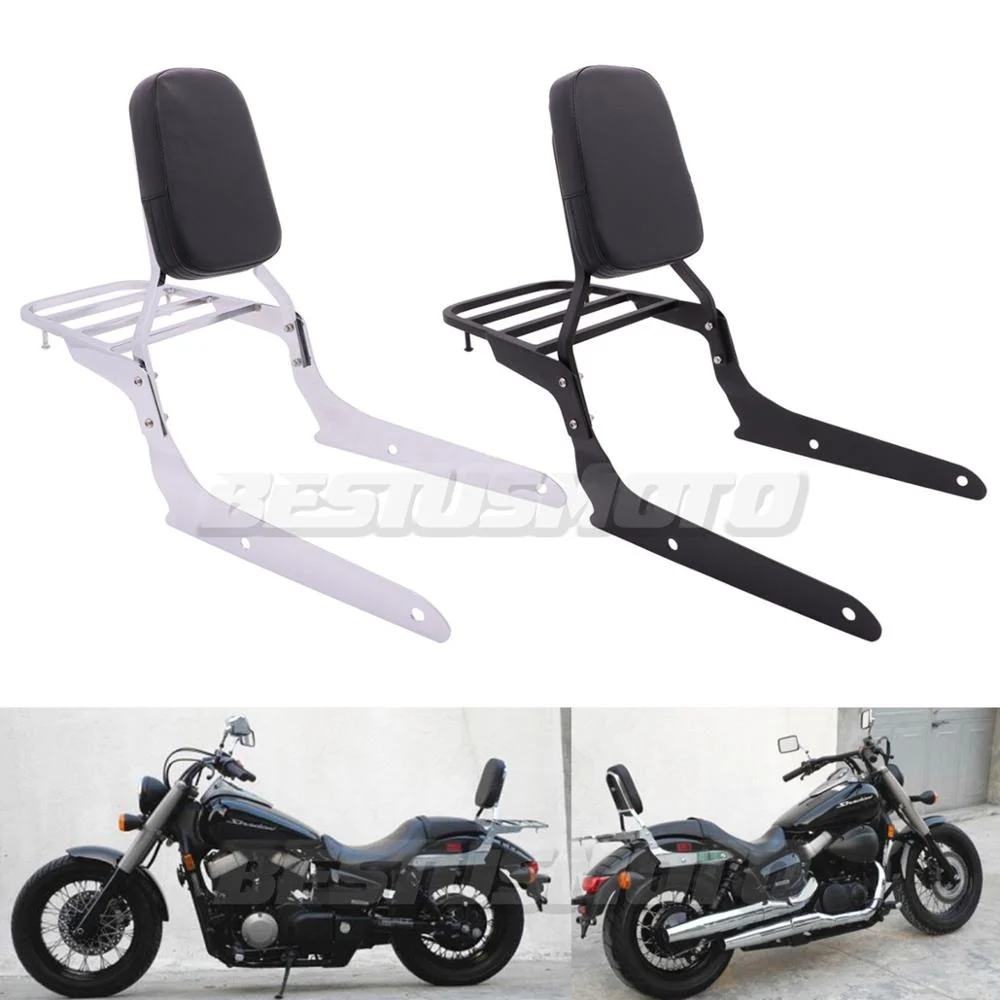 

Motorcycle Backrest Sissy Bar w/Luggage Rack For Honda Shadow Spirit VT750 C2 2007-2014 Phantom VT750C2B 2010-2015 2008 2009