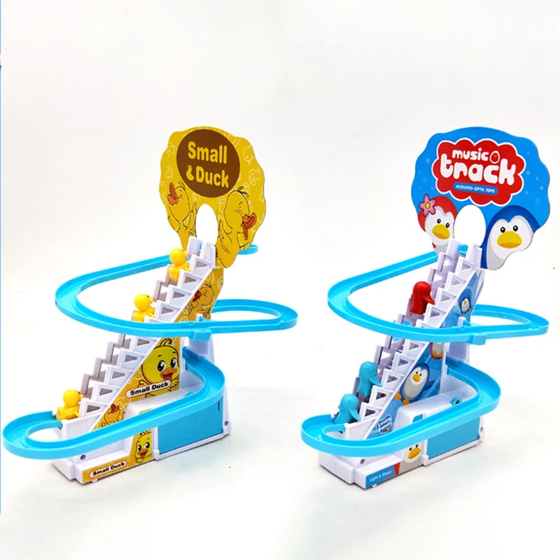 Rail Car Toy scale da arrampicata elettriche Toy Doll giocattoli educativi per bambini per bambini bambini xqmg prodotti per animali giocattoli per