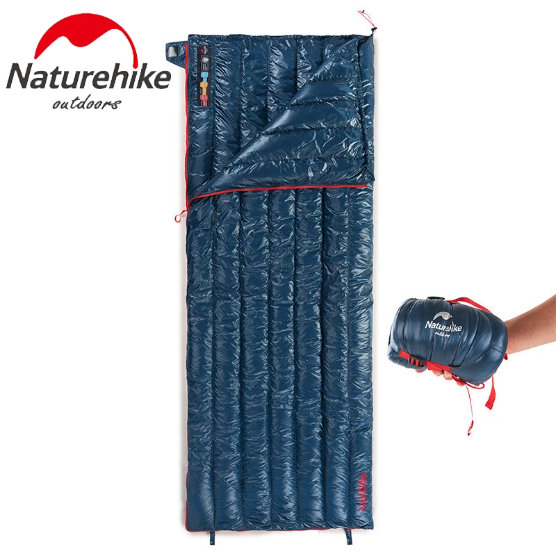 

Naturehike Ultralight Waterproof White Goose Down Sleeping Bags Outdoor Envelope Type Goose Down Camping Sleeping Bag