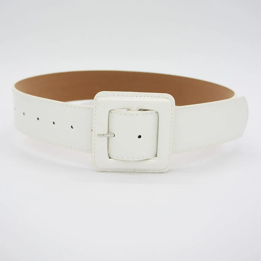 Cinto de couro envernizado feminino, faixa de cintura feminina, fivela de agulha vermelha, cinto casual feminino, selado na cintura, novo designer,
