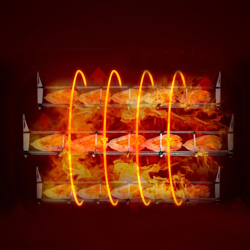 الغاز المحمصة الحلو ماكينة غسل البطاطس موبايل كبير فرن الشارع كشك التجارية الفولاذ المقاوم للصدأ خبز الفاصوليا البطاطا الحلوة الذرة الشواية