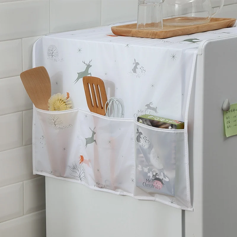 Waterproof Refrigerator Covers Fridge Dust Cover Multi-Purpose Washing Machine Top Cover For Home Decoration Kitchen Products