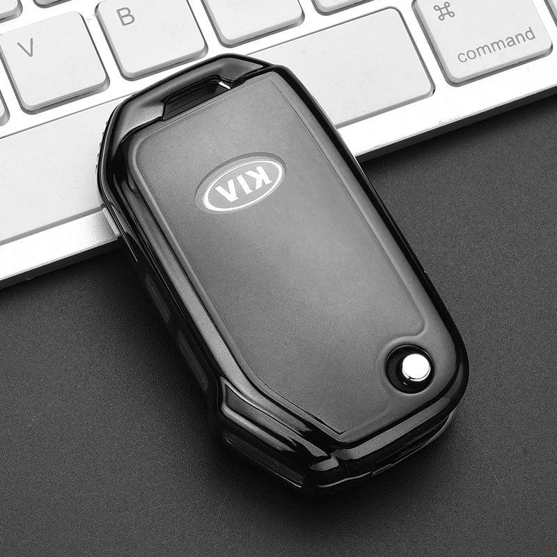 Soft TPU Car Remote Key Case Cover Protective Shell Fob For KIA Sportage R GT Stinger GT Sorento Ceed CD Cerato Forte 2018 2019