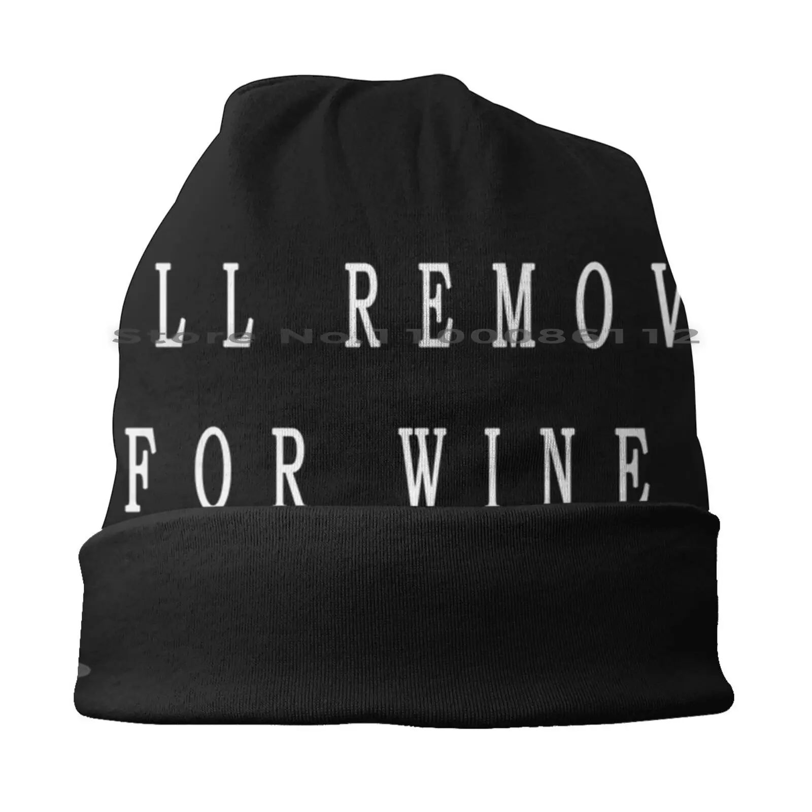 Will Remove For Wine | Face Cover | Funny | Social Distancing Beanies Knit Hat Social Distancing Funny Toilet Paper Funny Wine