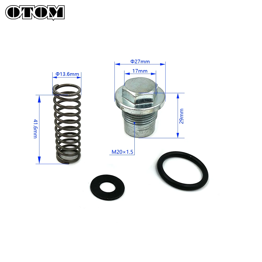 OTOM Motorcycle 78mm Engine Parts For KAWASAKI KLX300 LONCIN LX300 VOGE 300DS Air Cylinder Block Piston Kit Head Base Gasket Kit