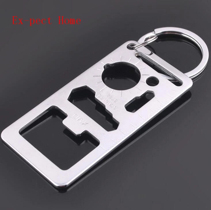 1000pcs Portable Bottle Opener Beer Bottle Can Opener Hangings Ring Keychain Tool