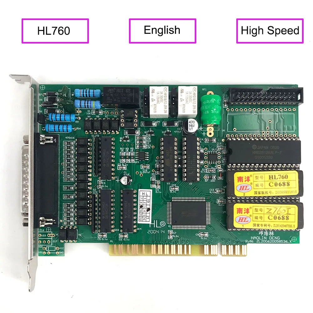 Original EDM HL Card Wire Cut Control System 760 English Version New For High Speed Wire Cutting CNC Machine