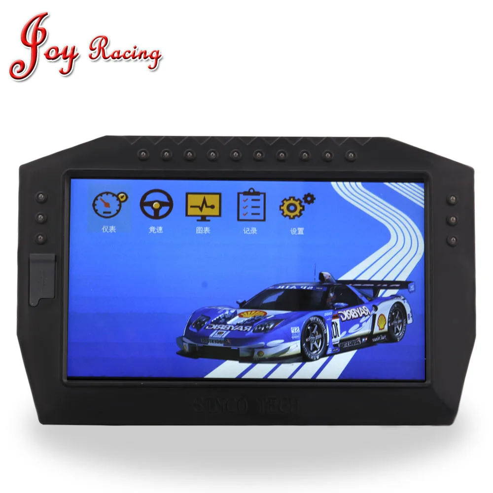 DO909 7inch Race Dashboard 12000rpm Max Rally Gauge SENSOR KIT TFT Multifunctional LCD Screen Display Racing Dash Gauge