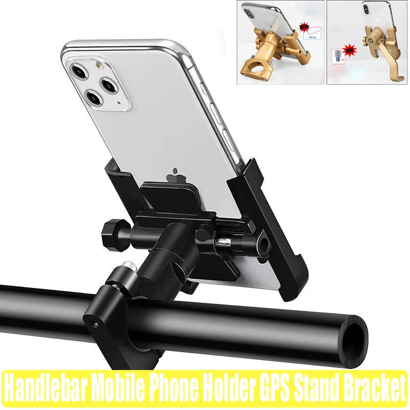 Universal For VESPA 125 VNA-TS PX80-200/PE/Lusso Motorcycle Accessories Handlebar Mobile Phone Holder GPS Navigation Bracket