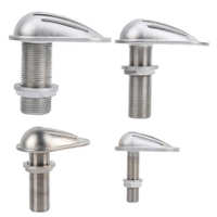 Boat Intake Strainer Marine Water Outlet Hose Pipe Stainless Steel Thru-Hull Pump Hose Fitting Intake Straine for Yacht Boat