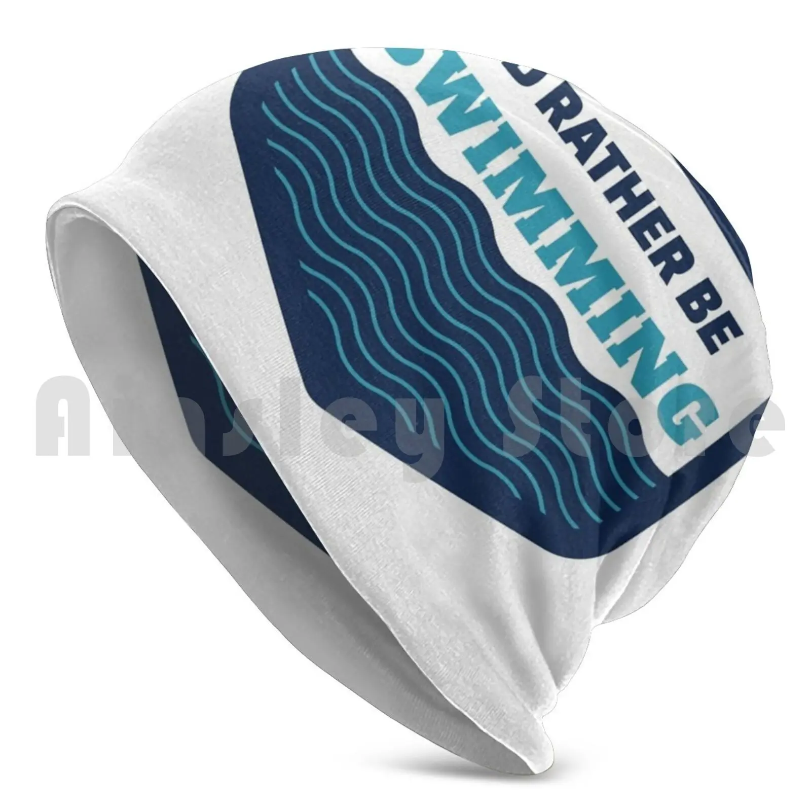 I'd Rather Be Swimming Hat 3332 Hat Swimming Swim Swimmer Beach Pool I Love Swimming Winter