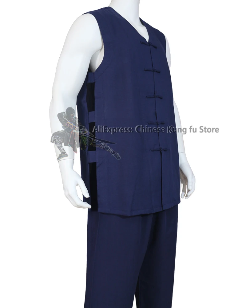 Shaolin Monk Vest Kung fu Uniform Wudang Taoist Tai chi Suit 25 Colors Custom Service Need Your Measurements