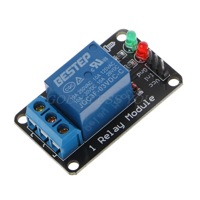 1PCS 1 Channel 3V Relay Module 3.3V Low Level Shooting with Lamp Drop Shipping