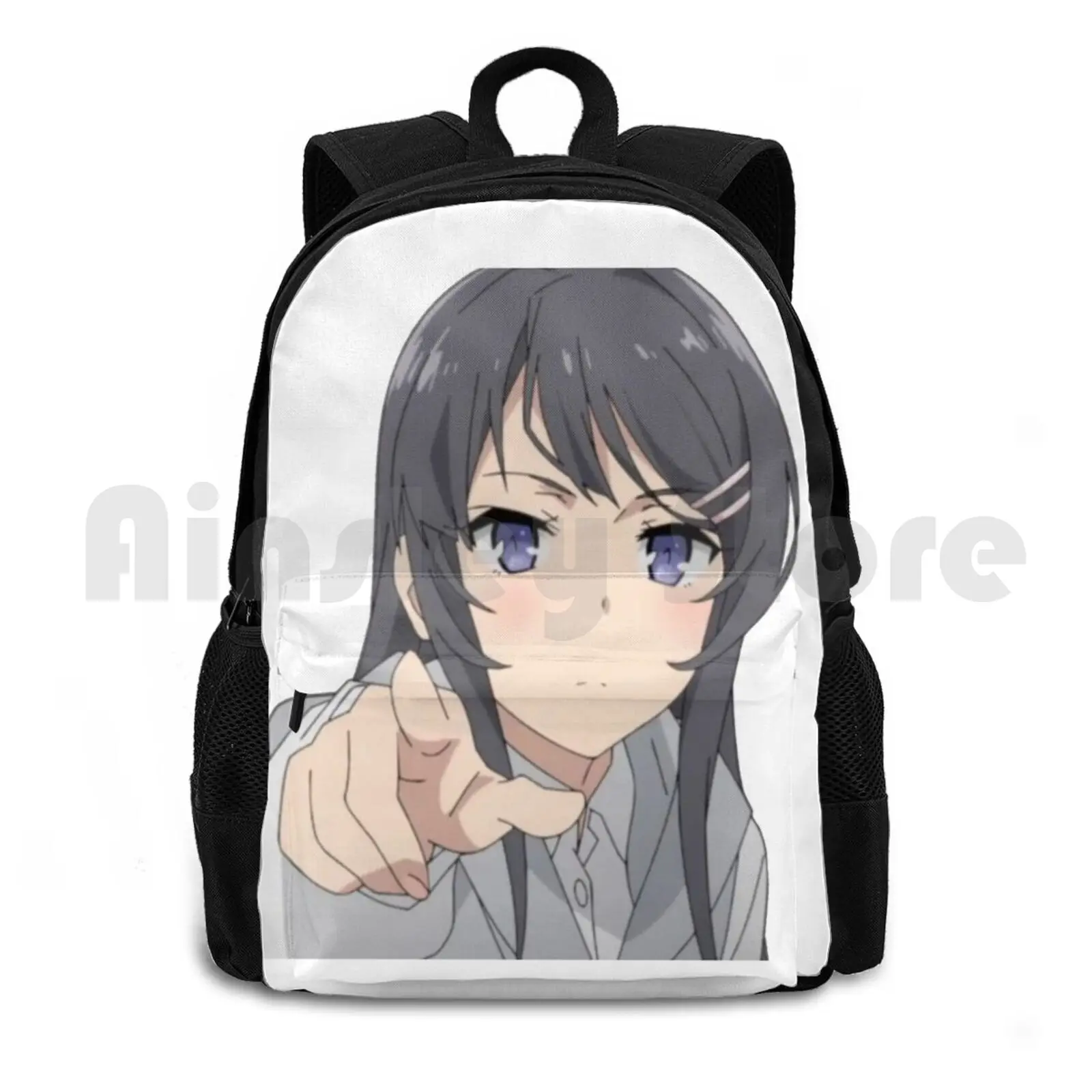 

Mai Sakurajima указательный уличный походный рюкзак для верховой езды, скалолазания, спортивная сумка Mai Sakurajima Rascal Does Not Dream Of Bunny Girl