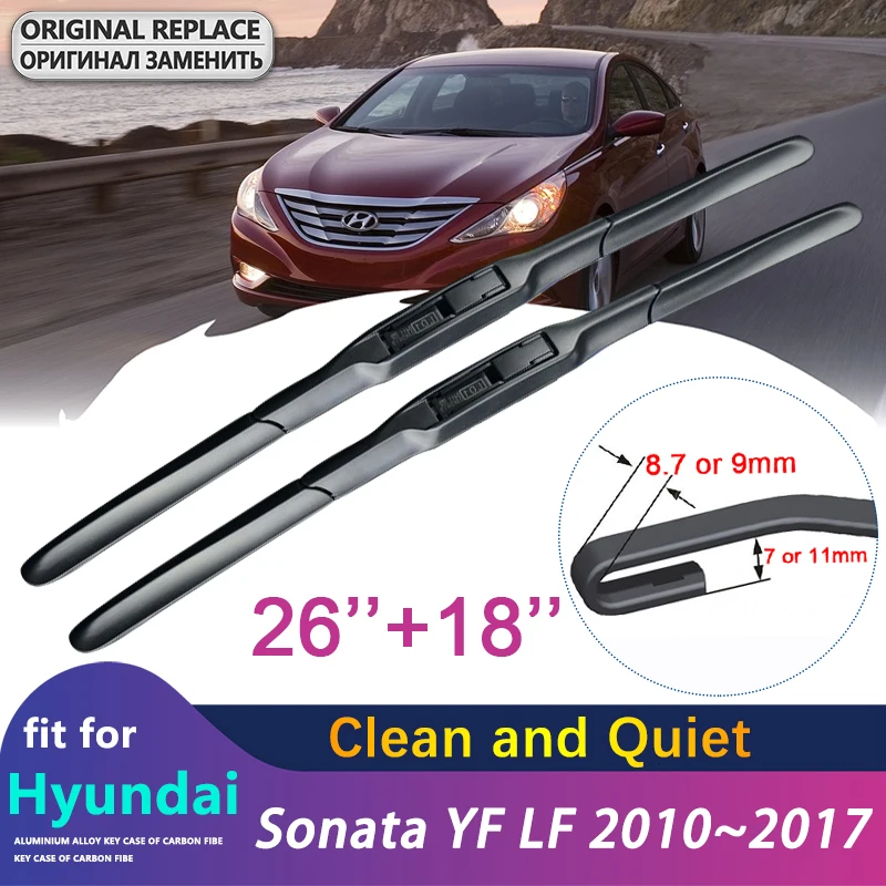 

Автомобильная щетка стеклоочистителя для Hyundai Sonata YF LF 2010 ~ 2017, автомобильная Щетка стеклоочистителя, стеклоочистители для лобового стекла, а...