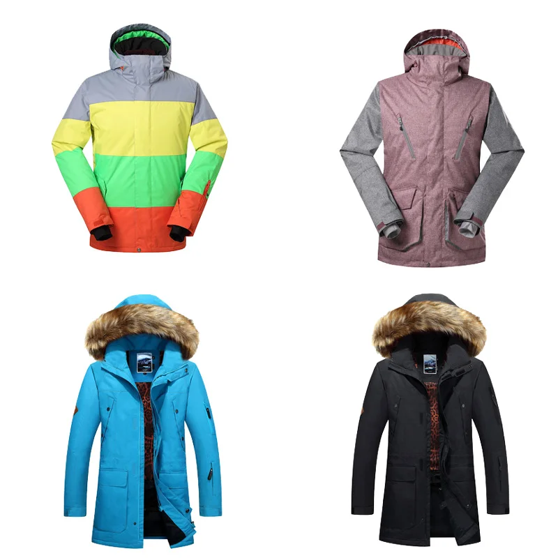 Snow Jackets for Men, Outdoor Sports, Snowboarding Coats, Waterproof, Windproof, Breathable Skiing Clothing, High Quality, 10K