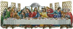 Last supper jesus sewing kit 16CT 18CT Needlework 14CT Canvas Unprinted Handmade Embroidery Cross Stitch Kits Set DIY Home Decor