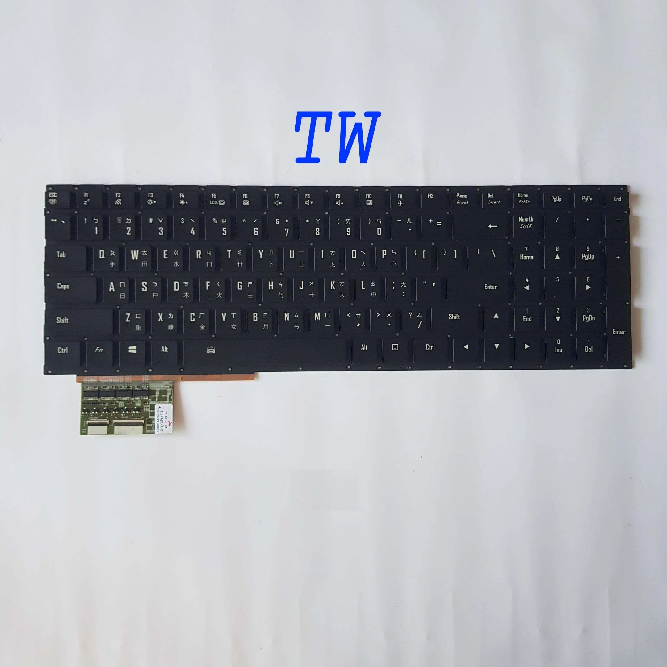 Englisch UK ES Transluzenten Tastatur Für Gigabyte Für AERO 15 UNS TW Ohne Rahmen