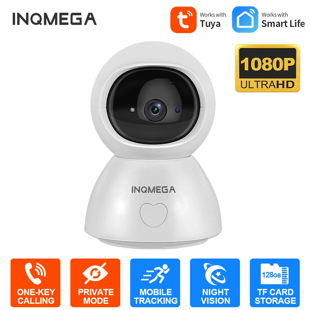 INQMEGA 1080P IP Camera Wireless Wifi Cam Indoor Home Security Surveillance CCTV Network Camera Night Vision  P2P Remote View