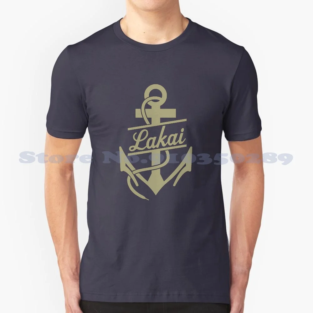 Lakai Anker 100% Katoen T-Shirt Lakai Parker Anker Lakai Anker Logo Skate Schoenen Lakai Limited Schoenen Skateboard Mike