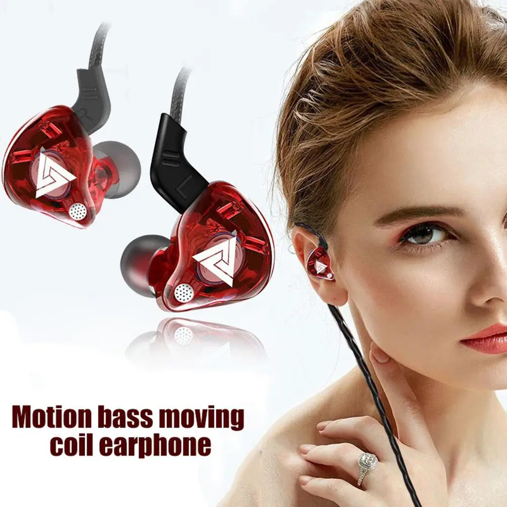 QKZ-AK6 Fone Fones De Ouvido com Microfone, Cobre Driver, Fone De Ouvido HiFi, Música Earbuds, Áudio Retorno Headset, Gamer PK Q30