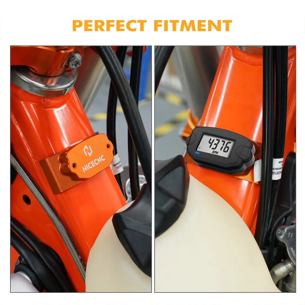 NiceCNC Motorcycle Hour Meter Mount Bracket For KTM EXCF XCF XCF-W 250 350 450 500 2012-2022 250 350 450 SXF 2012-2022 Aluminum