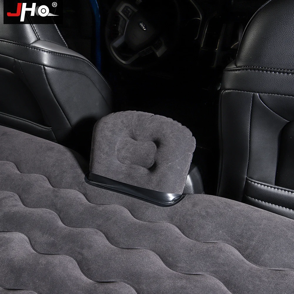 JHO Universal Car Air Inflatable Travel Mattress Bed for Back Seat Multi functional Sofa Pillow Outdoor Camping Mat Cushion