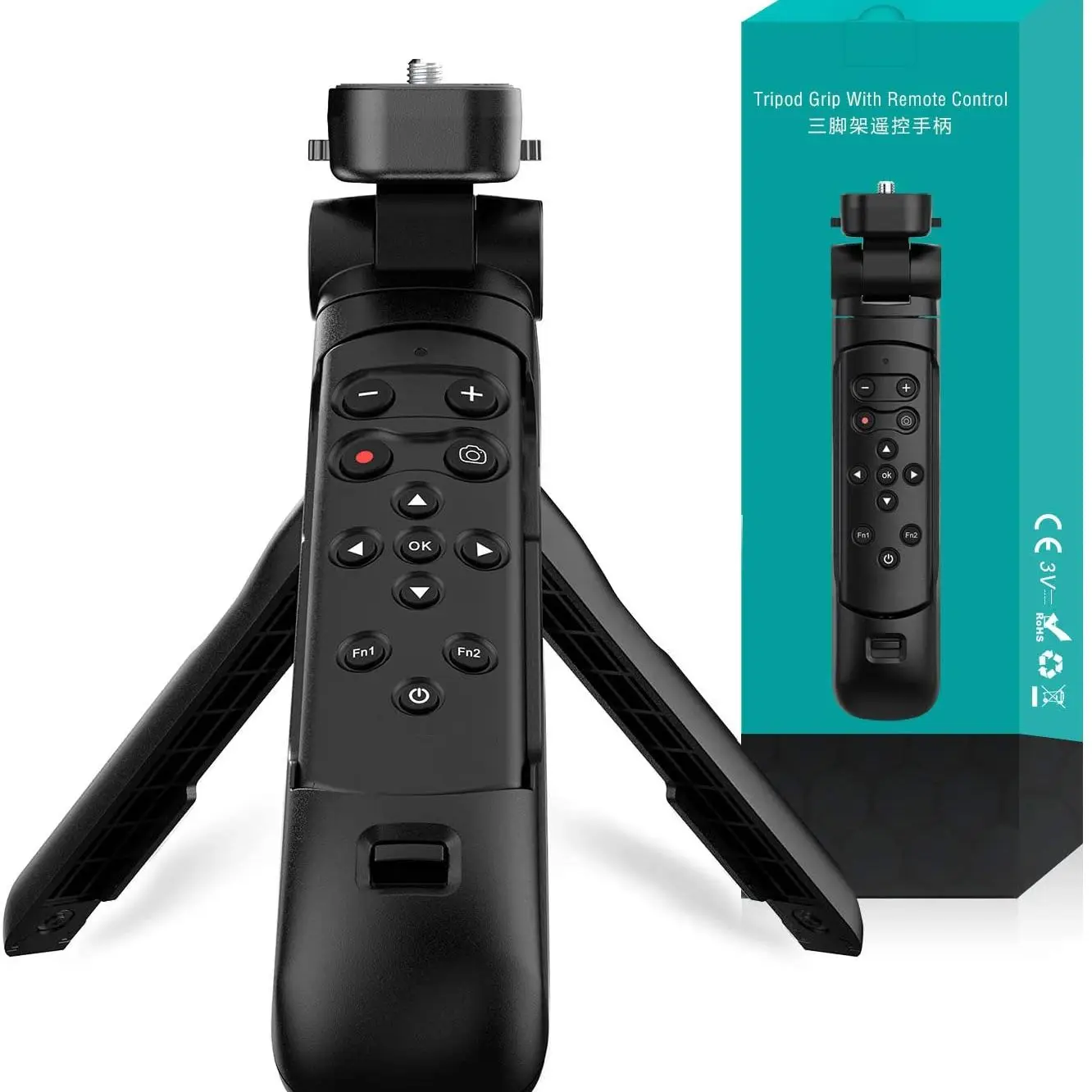 ML-L7B Wireless Remote Control Shooting Grip Mini Tripod for Nikon Z5 Z30, Z6II, Z7II, Zfc, Z50,COOLPIX P950, A1000, B600, P1000