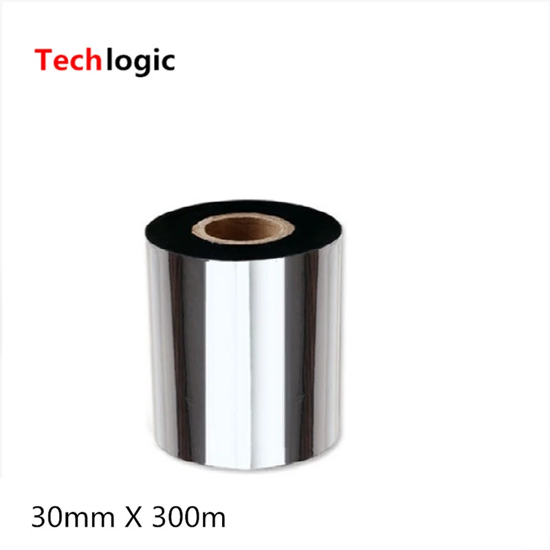 Восковая лента 30*300 для принтера штрих-кодов, 300*300 м