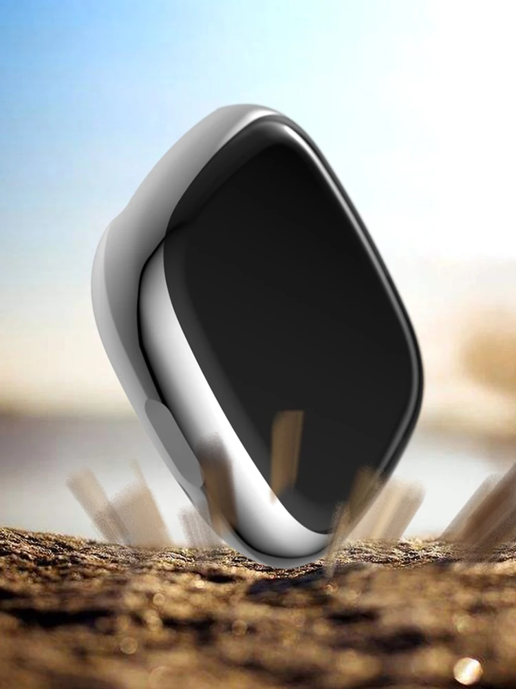 คุณภาพสูง PC ป้องกันหน้าจอสำหรับ Fitbit Versa 3สำหรับ Fitbit Sense